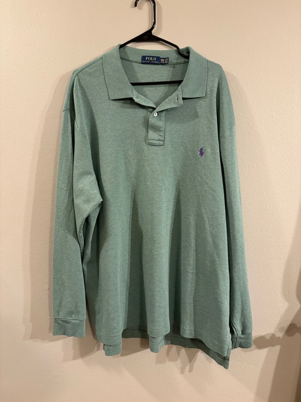 Polo Ralph Lauren long-sleeve polo shirt size 2XLT